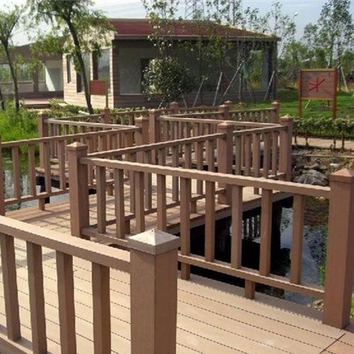 景区木塑栈桥护栏工程